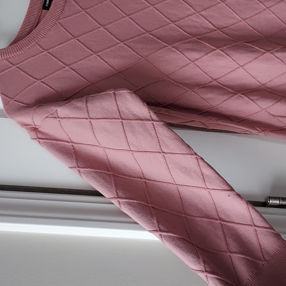 Cable & Gauge long sleeve top sweater Pink s/p - Picture 2 of 12